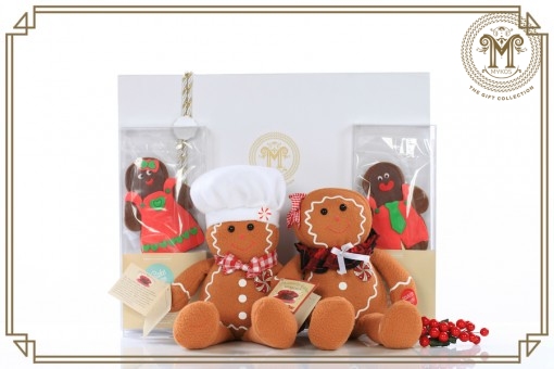 Singing Gingerbread Doll (Boy or Girl) Gift Hamper