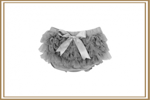 ES KIDS GREY BABY BLOOMERS