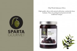 SPARTA GOURMET 340G WHOLE OLIVES