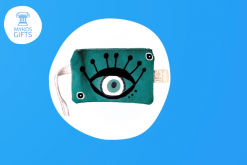 EVIL EYE GREEN PURSE