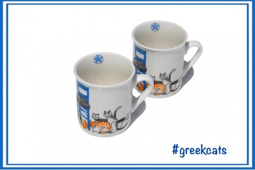 GREEK CATS ESPRESSO CUPS