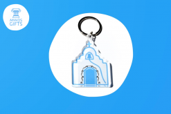 GREEK CHURCH PLEXIGLASS KEYRING