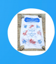 GREEK FISH SHOP TEA TOWEL 2