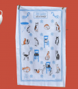 Greek Cat Tea Towel