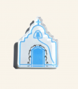 Greek Church Plexiglass Magnet