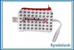 Greek Islands Cotton Coin Purse (Back)