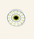 Green Olive Greek Evil Eye Plexiglass Magnet