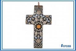 KYTHNOS CERAMIC CROSS - LARGE