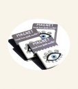 Pretty Evil Eye Marble Magnet