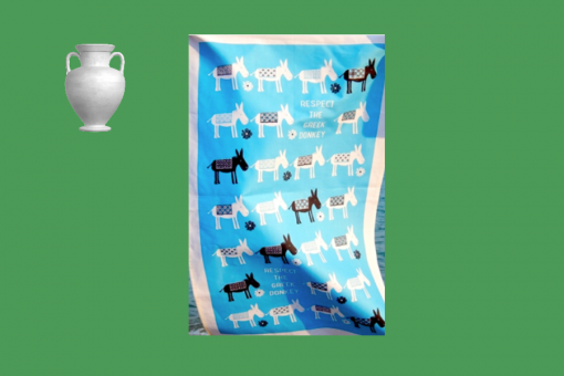 Respect the Donkey Tea Towel