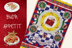Dolce & Salato Tea Towel