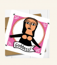 Greek Goddess Greeting Card