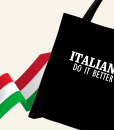 ITALIANS DO IT BETTER LIBRARY TOTE BAG