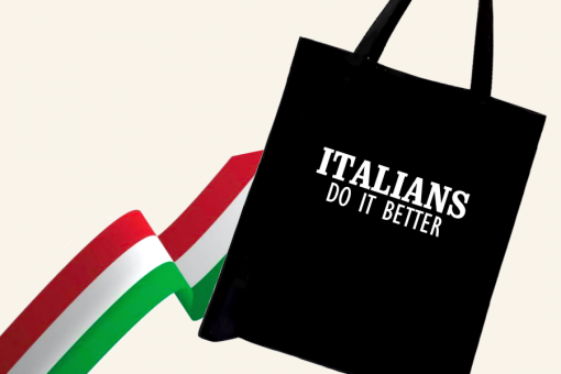 ITALIANS DO IT BETTER LIBRARY TOTE BAG